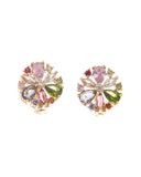 Κρίκος με πέτρες XM-8801-1 - Χρυσό