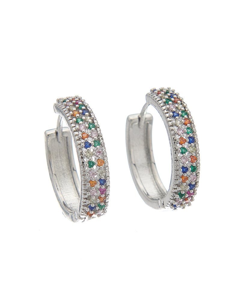 Κρίκος με πέτρες XM-8801-9 - Ασημί