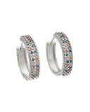 Κρίκος με πέτρες XM-8801-9 - Ασημί