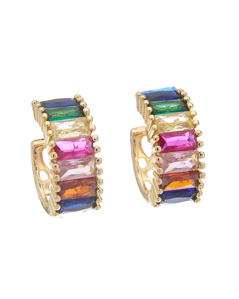 Κρίκος με πέτρες XM-8801-7 - Χρυσό