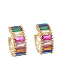 Κρίκος με πέτρες XM-8801-7 - Χρυσό