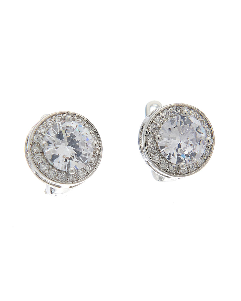 Κρίκος με πέτρες CM-027 - Ασημί