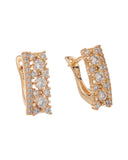 Κρίκος με πέτρες CM-043 - Χρυσό