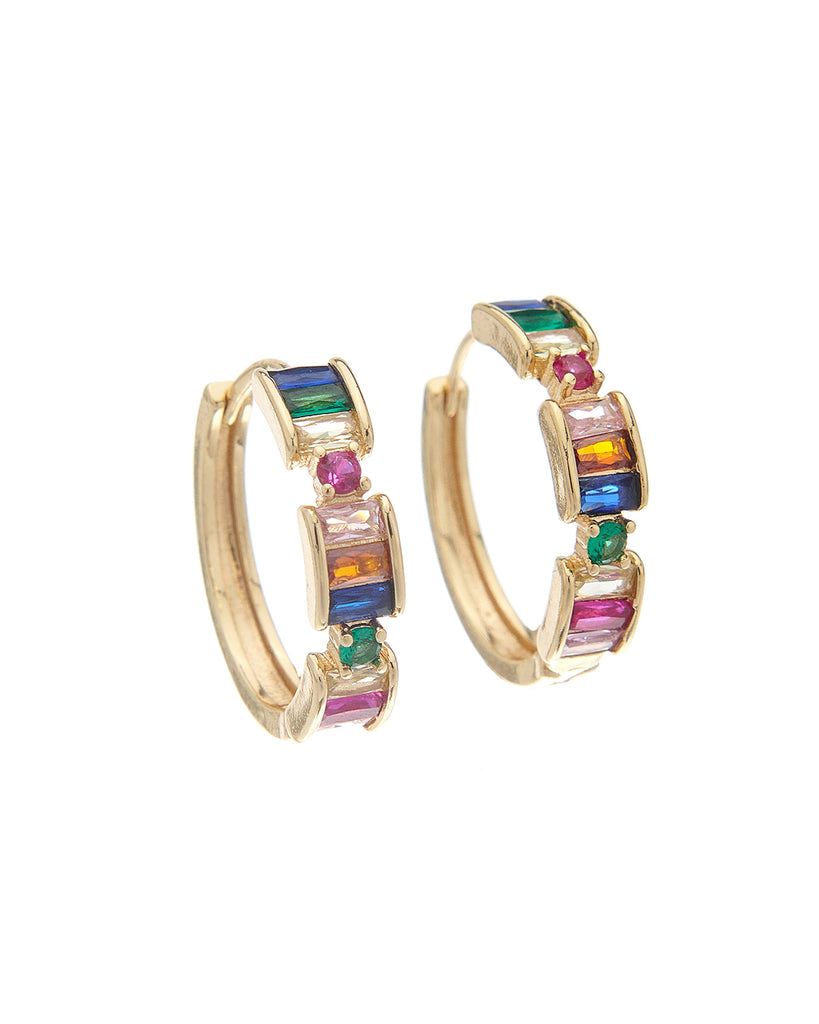 Κρίκος με πέτρες XM-8801-10 - Χρυσό