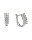 Κρίκος με πέτρες CM-047 - Ασημί