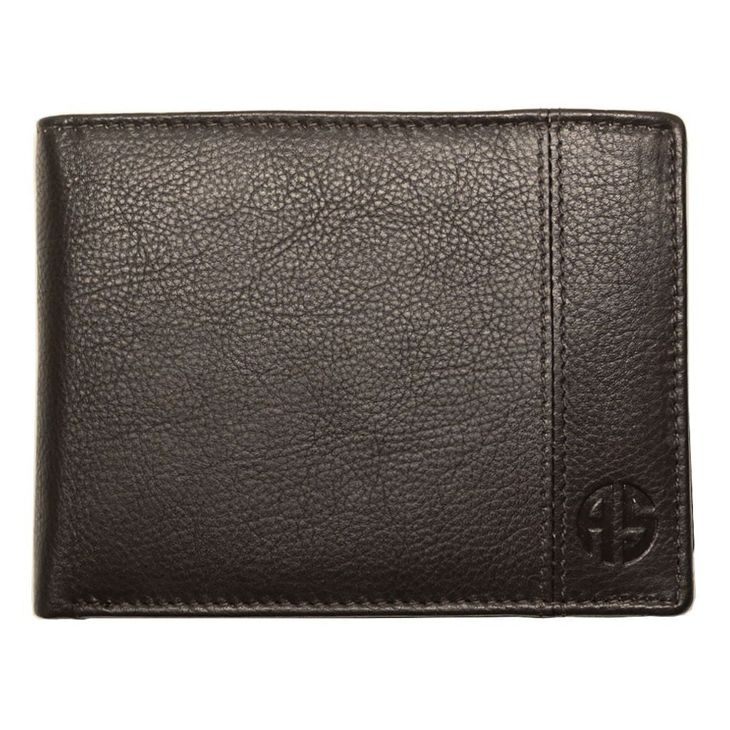 Δερμάτινο Πορτοφόλι ALPHA STATUS 10101-F RFID COCCOA BROWN