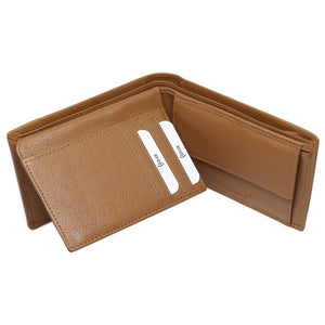 Δερμάτινο Πορτοφόλι ALPHA STATUS 10101-F RFID TAN