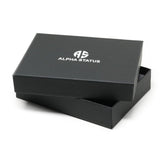 Δερμάτινο Πορτοφόλι ALPHA STATUS 10103-0 RFID COCCOA BROWN