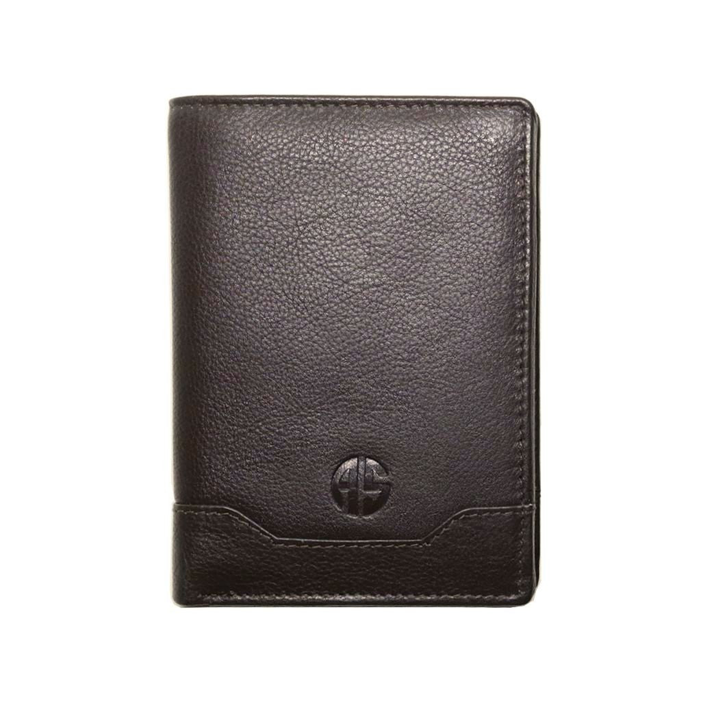 Δερμάτινο Πορτοφόλι ALPHA STATUS 10104-0 RFID COCCOA BROWN