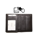 Δερμάτινο Πορτοφόλι ALPHA STATUS 10104-0 RFID COCCOA BROWN