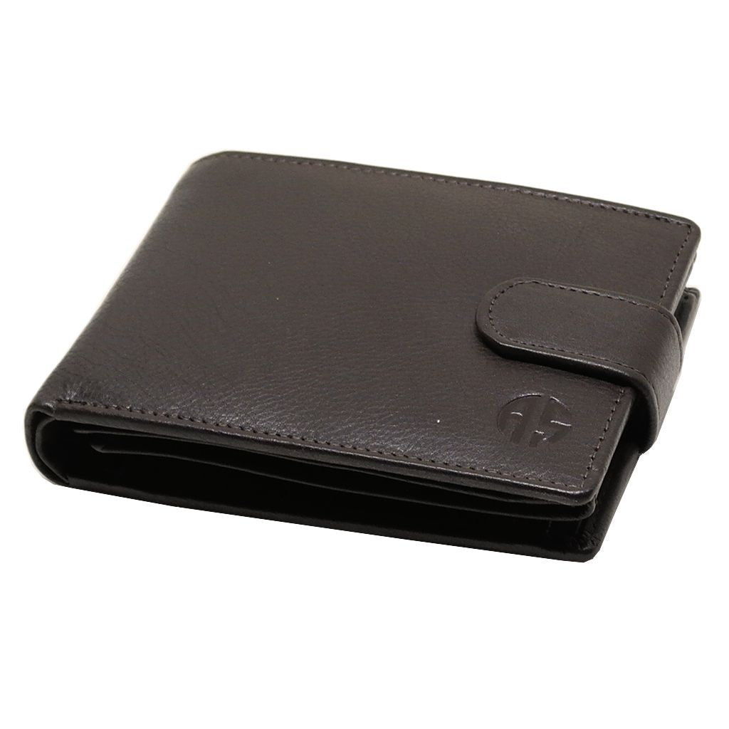 Δερμάτινο Πορτοφόλι ALPHA STATUS 10106-0 RFID COCCOA BROWN