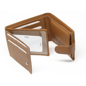 Δερμάτινο Πορτοφόλι ALPHA STATUS 10106-0 RFID TAN