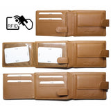 Δερμάτινο Πορτοφόλι ALPHA STATUS 10106-0 RFID TAN
