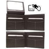 Δερμάτινο Πορτοφόλι ALPHA STATUS 10109-0 RFID COCCOA BROWN