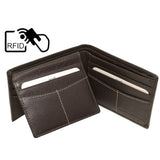 Δερμάτινο Πορτοφόλι ALPHA STATUS 10109-0 RFID COCCOA BROWN