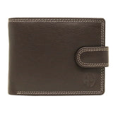 Δερμάτινο Πορτοφόλι ALPHA STATUS 10111-0 RFID COCCOA BROWN