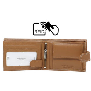 Δερμάτινο Πορτοφόλι ALPHA STATUS 10111-0 RFID ΤΑΝ