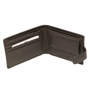 Δερμάτινο Πορτοφόλι ALPHA STATUS 10113-0 RFID COCCOA BROWN