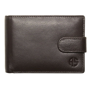 Δερμάτινο Πορτοφόλι ALPHA STATUS 10113-0 RFID COCCOA BROWN