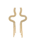 Κρεμαστά σκουλαρίκια με πέτρες lyod 3-2-2 - Χρυσό