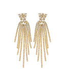 Κρεμαστά σκουλαρίκια με πέτρες lyod 4-5-1 - Χρυσό