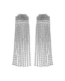 Κρεμαστά σκουλαρίκια με πέτρες lyod 4-8-1 - Ασημί