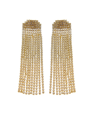 Κρεμαστά σκουλαρίκια με πέτρες lyod 4-8-1 - Χρυσό