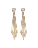 Κρεμαστά σκουλαρίκια με πέτρες lyod 4-9-1 - Χρυσό