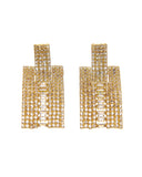 Κρεμαστά σκουλαρίκια με πέτρες lyod 5-2 - Χρυσό