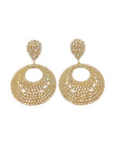 Κρεμαστά σκουλαρίκια με πέτρες lyod 6-3 - Χρυσό