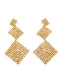 Κρεμαστά σκουλαρίκια με πέτρες lyod 6-7-1 - Χρυσό