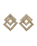 Κρεμαστά σκουλαρίκια με πέτρες lyod 8-3-1 - Χρυσό