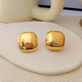 Σκουλαρίκια LM1120 Square Χρυσό Gold.