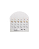 Καρφωτά σκουλαρίκια WF-S235 - Χρυσό