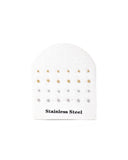 Καρφωτά σκουλαρίκια WF-S403 - Χρυσό