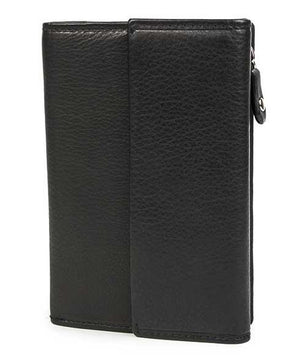 Δερμάτινο Γυναικείο Πορτοφόλι AN 1-697 Μαύρο