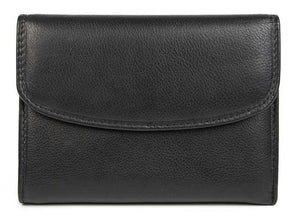 Δερμάτινο Γυναικείο Πορτοφόλι AN 1-787 Μαύρο