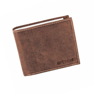 Ανδρικό Δερμάτινο Πορτοφόλι HU 10-388 Brown