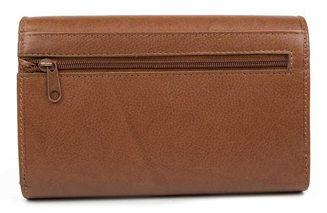 Δερμάτινο Γυναικείο Πορτοφόλι AN 1-795 Ταμπά
