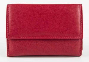 Кожен дамски портфейл AN 1-644 Червен