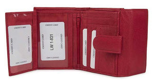 Γυναικείο Δερμάτινο Πορτοφόλι AN 1-831 Red