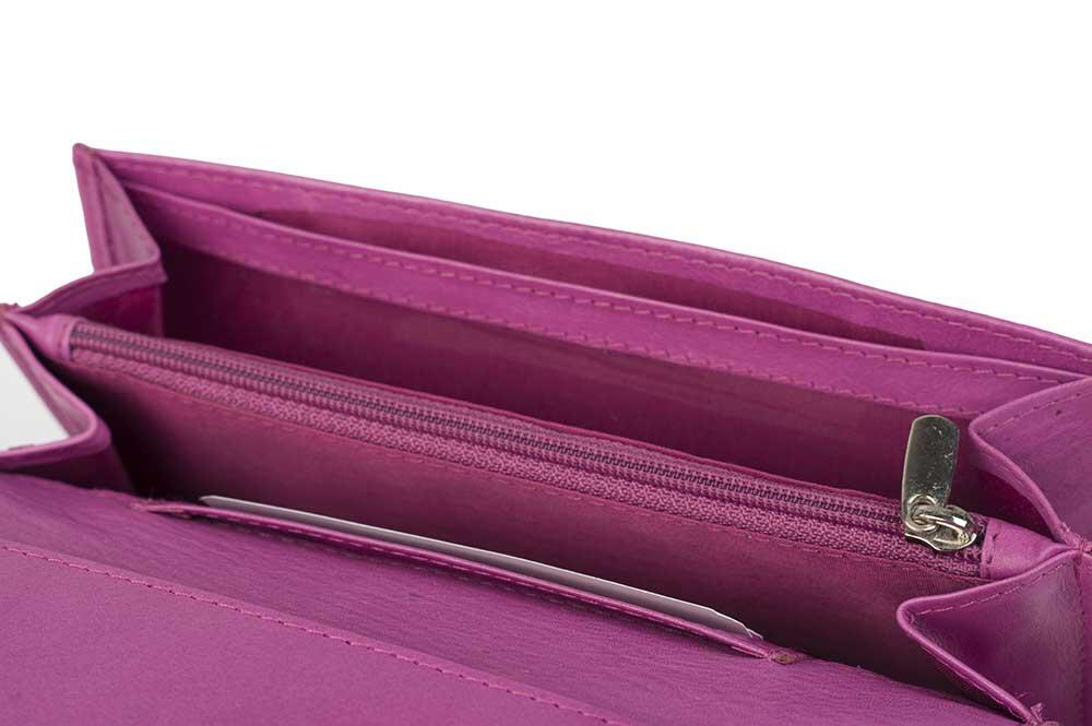 Δερμάτινο Γυναικείο Πορτοφόλι AN 1-825 Pink