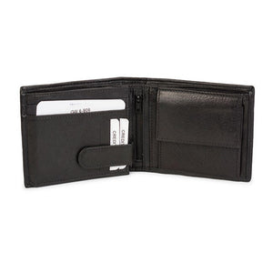 Ανδρικό Δερμάτινο Πορτοφόλι PA 6-908 Black