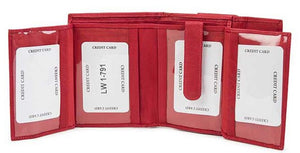 Δερμάτινο Γυναικείο Πορτοφόλι AN 1-791 Κόκκινο