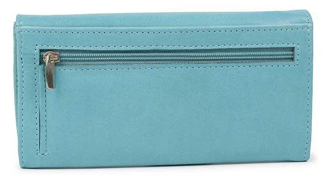 Δερμάτινο Γυναικείο Πορτοφόλι AN 1-825 Turqoise