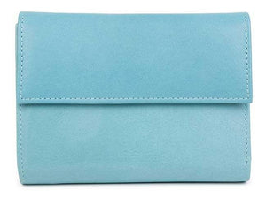 Δερμάτινο Γυναικείο Πορτοφόλι AN 1-699 Τιρκουάζ