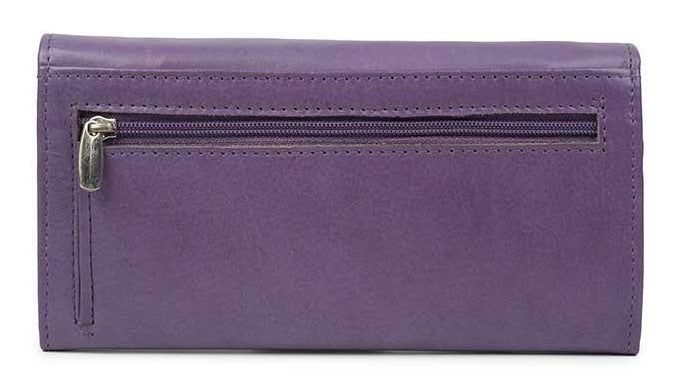 Δερμάτινο Γυναικείο Πορτοφόλι AN 1-825 Purple