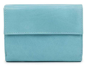 Δερμάτινο Γυναικείο Πορτοφόλι AN 1-791 Τιρκουάζ