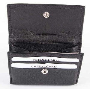 Unisex Δερμάτινο Πορτοφόλι AN 1-390 Black