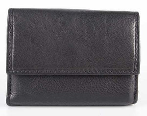 Unisex Δερμάτινο Πορτοφόλι AN 1-390 Black